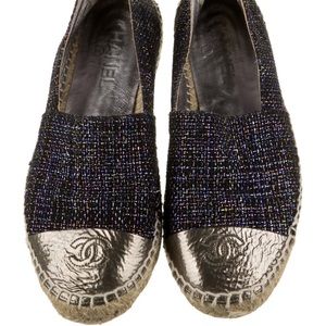 Chanel CC tweed Espadrilles